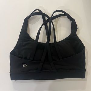 Lululemon black sports bra